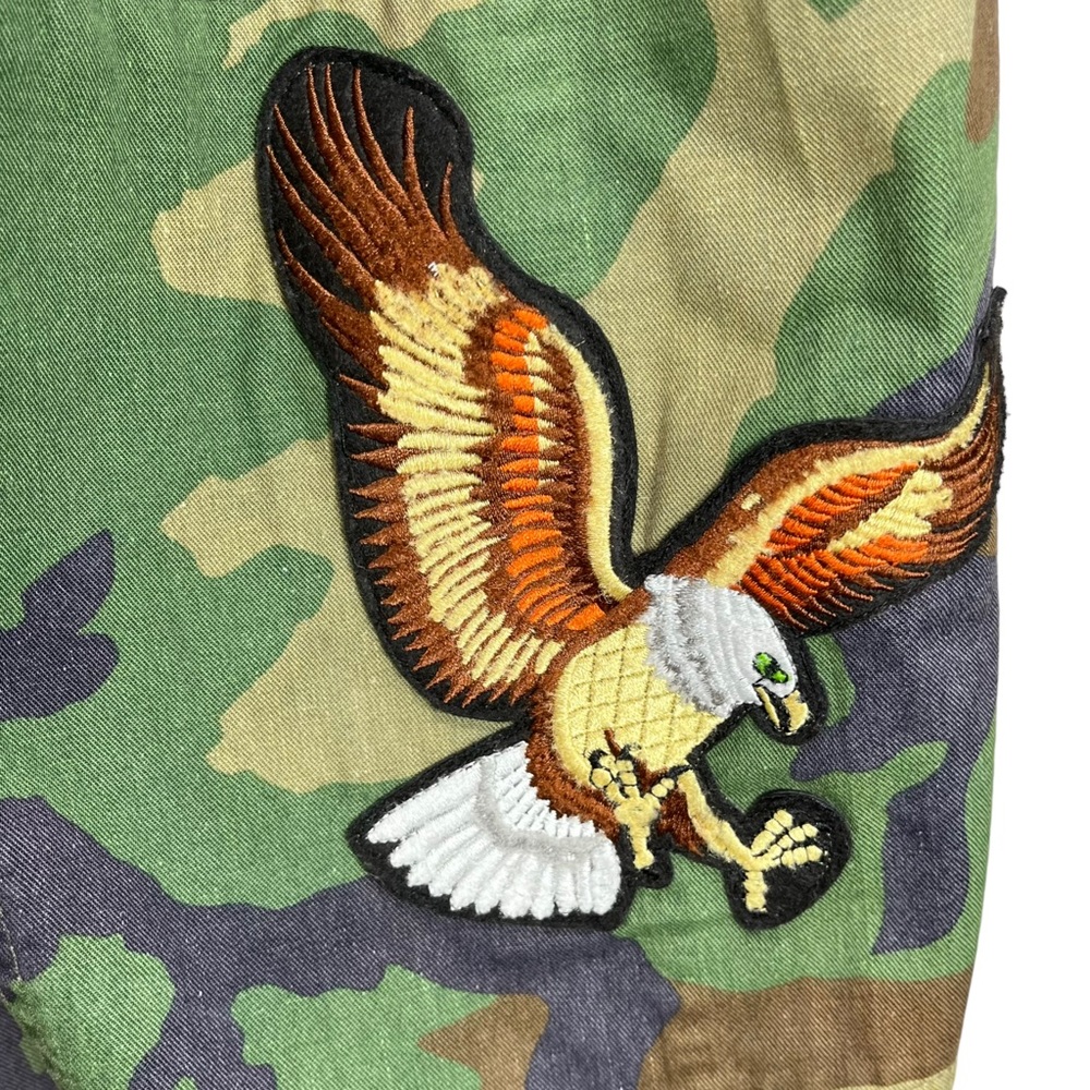 Topson Down Men’s Medium Camouflage Military Streetwear Jacket‎ With Patches - Picture 7 of 10